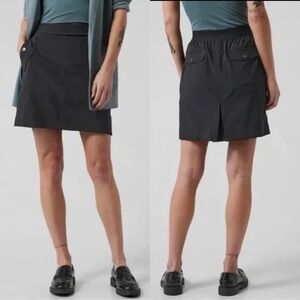 Athleta Vienna Cargo Skort Skirt Black 12